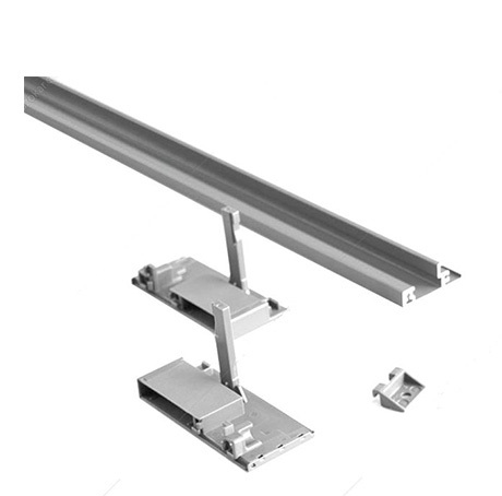 براکت کوتاه جلو جهت ریل اینر با فرانت آلومینیوم ریل اسلیم و اسلیم گلس فانتونی