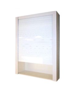 مکانیزم برقی درب کرکره ای شیشه ای رنگ سفید W75*H150 فانتونی
