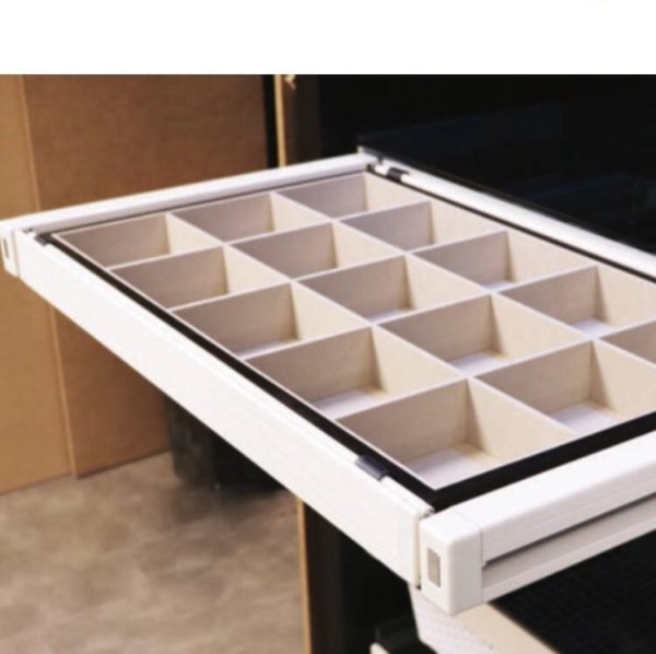 سینی مشبک ریلی جای کمربند و کراوات و زیورآلات رنگ سفید فانتونی