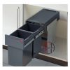 سطل چند منظوره توکار متصل به کف هایلو (Hailo) مدل تاندم عرض 300mm فانتونی کد Q130