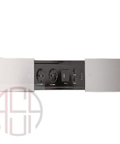 پریز برق کشویی دو طرفه اسلاید بازشو مدل اسلیم پلاس فانتونی N322-N323