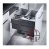 سطل چند منظوره توکار متصل به بدنه هایلو (Hailo) مدل یوروکارگواس سی عرض 600mm فانتونی کد Q260