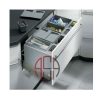 سطل چند منظوره توکار متصل به بدنه هایلو (Hailo) مدل ایکس ایکس عرض 900mm فانتونی کد Q190