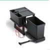 سطل چند منظوره توکار متصل به کف تک سطلی عرض 400 mm فانتونی کد Q640