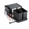 سطل چند منظوره توکار متصل به کف دو سطلی عرض 600 mm فانتونی کد Q760
