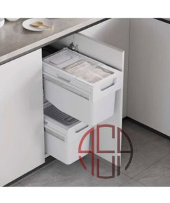 سطل ریلی جای برنج و حبوبات توکار عرض 300 mm فانتونی کد Q930