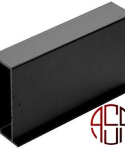 Alternative view of پروفیل درب کمد و کابینت مدل ایتالین استایل رنگ مشکی مات 4000mm فانتونی کد i211