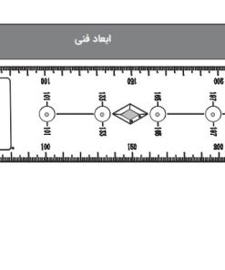 شابلون ریل و پایه لولا فانتونی کد A302