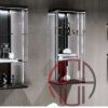 بوفه دکوراتیو فریم لس شیشه مدل Ornameta فانتونی P206