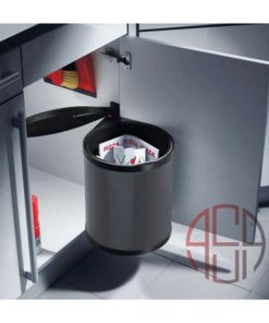 سطل چند منظوره توکار لولایی هایلو (Hailo) مدل مونو عرض 400mm فانتونی کد Q340