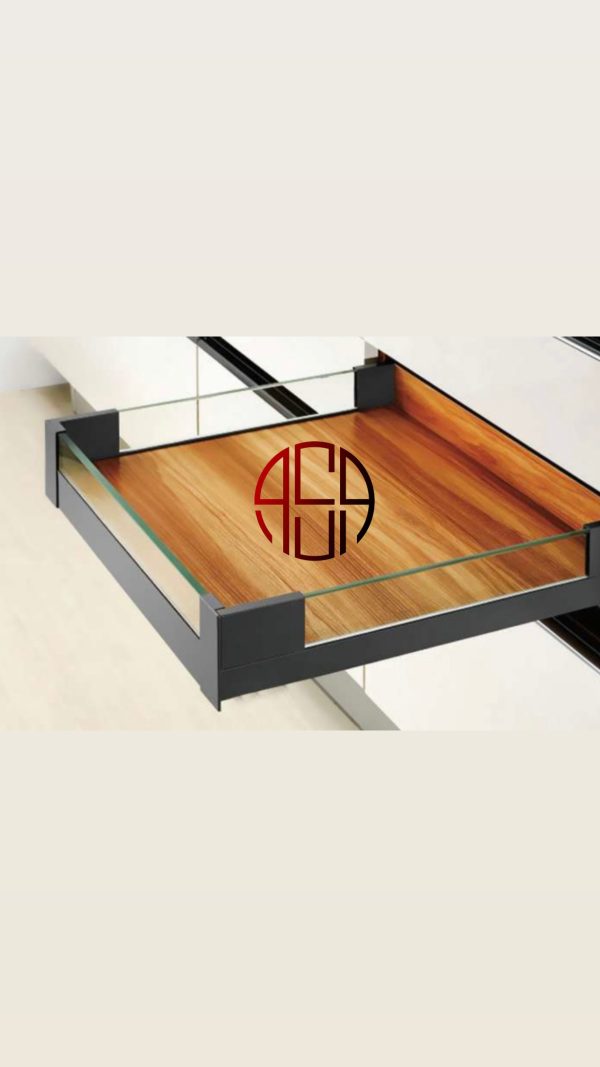 ریل اسلیم شیشه اینر40kg با فرانت شیشه (بدون شیشه جلو)ارتفاع 106mmفولB521-B522-B523-B524-B525