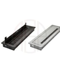 جاکابلی مستطیل آلومینیومی به همراه گردگیر و درب آرام‌بند 6020 – ملونی