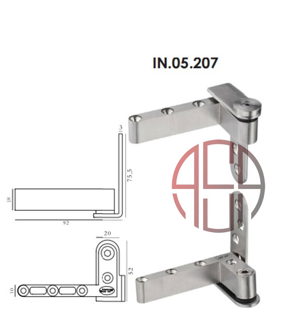 لولا محوری یک طرفه (40 کیلو) رنگ نقره ای JNF کد A901