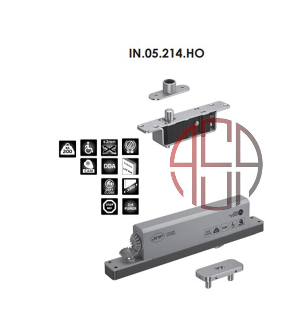 لولا محوری با آرامبند (200 کیلو) رنگ مشکی(HO) JNF کد A921