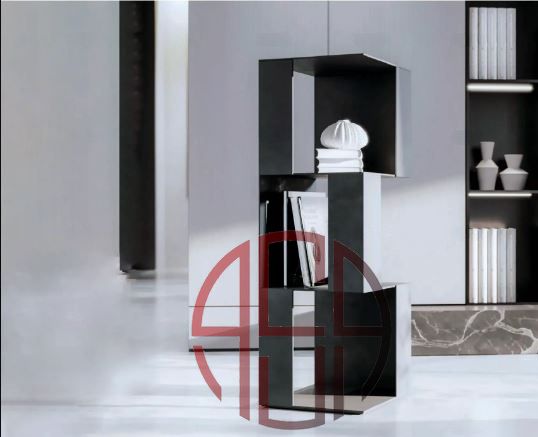 شلف کتابخانه مشکی مات مدل LUNO فانتونی P209