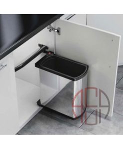 سطل چند منظوره توکار لولایی هایلو (Hailo) مدل آنو عرض 450mm فانتونی کد Q145