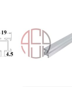 مکانیزم درب ریلی SL خطی دکوری روکار دو درب 3600 mm فانتونی کد C712