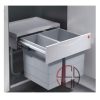 سطل چند منظوره توکار متصل به کف هایلو (Hailo) مدل رامسپار تاندم اس عرض 500mm فانتونی کد Q150