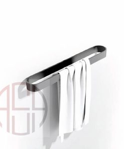 هولدر حوله 430mm چسبی مدل A فانتونی رنگ مشکی مات کد S004