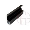 پروفیل دستگیره درب کمد و کابینت مدل ایتالین پلاس استایل رنگ مشکی مات 2800mm کد i210