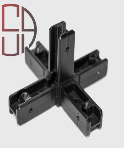 کرنر جوینت پنج سر مدل شلفینگ سیستم رنگ مشکی مات فانتومی کد i235
