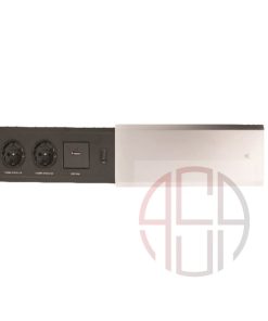 پریز برق کشویی یک طرفه اسلاید بازشو مدل اسلیم پلاس فانتونی N324-N325
