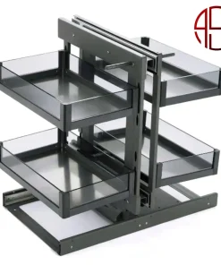 مجیک کرنر دو طبقه کامفورت کریستال با آرام بند عرض یونیت 900mm فانتونی D110