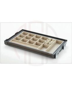جای کمربند و کراوات مخمل ریلی با فرانت شیشه WS4140G – یونی هوپر