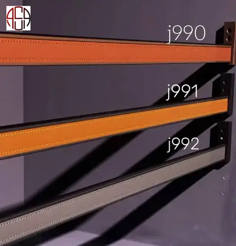 میله رگال مستطیلی با چرم فرنچ استایل 3000mm فانتونی