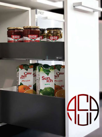 سوپر جا بطری دبل باکس اسلیم زیر صفحه دو طبقه با آرامبند 110 mm و 192 mm فانتونی کد  F446 - F447 - F448 - F449 - F450