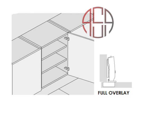 لولا ساده اکو فنری معکوس 100 درجه(P2O) روکار کلیپسی با پایه چهار پیچ فانتونی کد A042