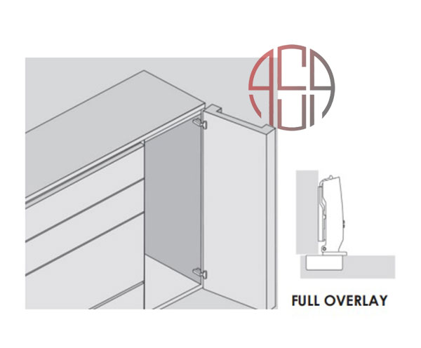 لولا آرامبند پروفشنال تیک-در(ضخیم) 95 درجه روکار کلیپسی با پایه صلیبی 3D فانتونی کد A061