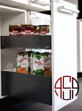 سوپر جا بطری ریلی اسلیم زیر صفحه دو طبقه با آرامبند 106 mm و 193 mm فانتونی کد  F426 - F427 - F428 - F429 - F430