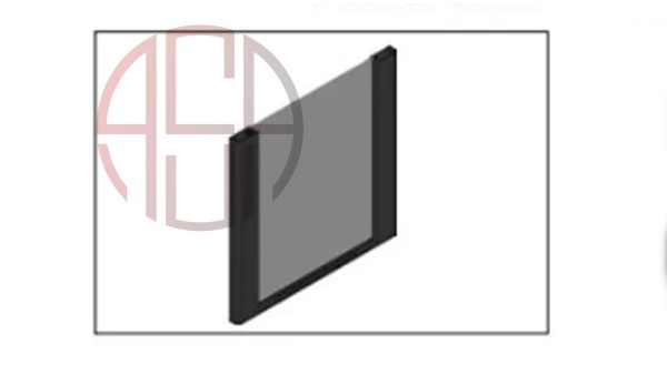 گسکت نگه دارنده شیشه جهت پروفیل شلف فانتونی مدل ترکیش استایل کد i369