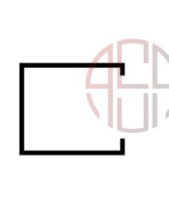 Alternative view of گسکت نگه دارنده شیشه جهت پروفیل شلف فانتونی مدل ترکیش استایل کد i369