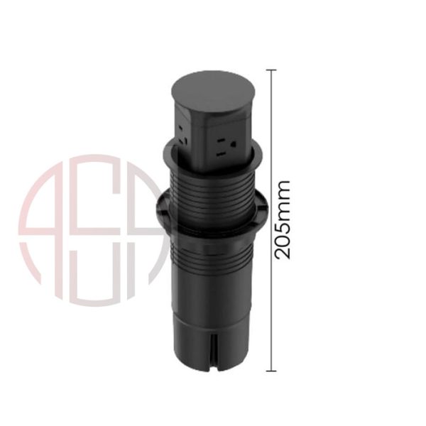 پریز برق لیفت آپ دستی مدل FlipPlug رنگ مشکی فانتونی N374