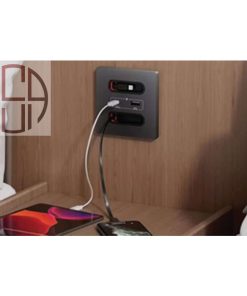 هاب شارژ همراه با کابل شارژ 800mm مشکی مدل Teno فانتونی N369