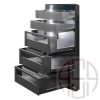 سوپر لردر لولایی اسلیم شیشه با فرانت آلومینیوم فانتونی کد E245-E244-E243-E242-E241