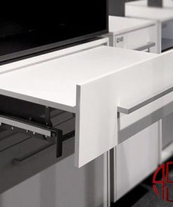 Alternative view of میز کشویی با آرامبند عمق 500mm کد H080/H081