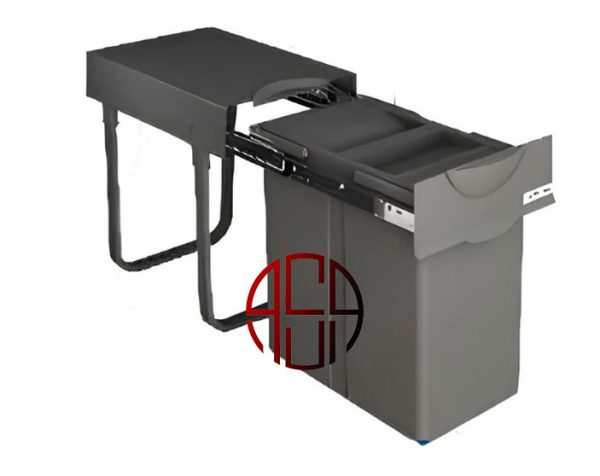 سطل زباله تک مخزنه (20 لیتری) پلاتین پرو کد 8611