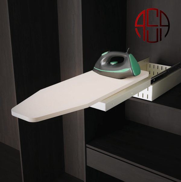 میز اتو ریلی رومیزی با پایه گردان و صفحه تاشو فانتونی -کد J416