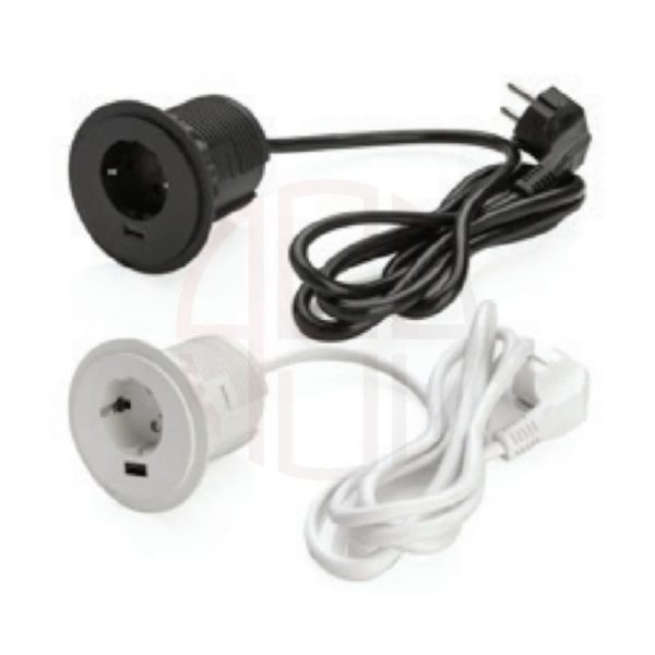 پریز توکار گرد مدل سیمپل 10034 – ملونی