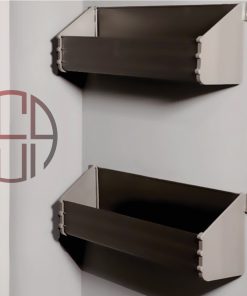 باکس آویز پشت درب کمد فانتونی رنگ موکا عرض 450mm- کد J720