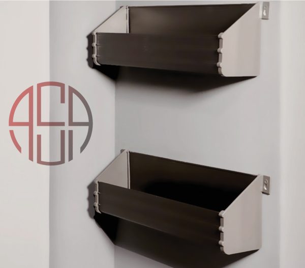 باکس آویز پشت درب کمد فانتونی رنگ موکا عرض 450mm- کد J720