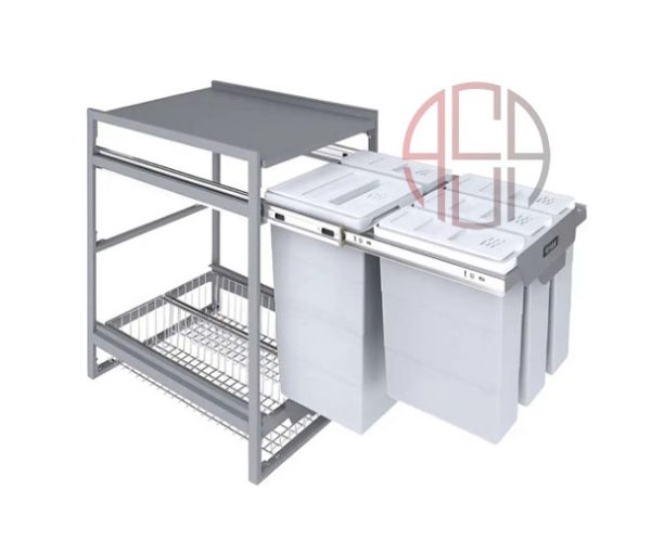 سبد چند منظوره 2 طبقه پلاتین کد 3751