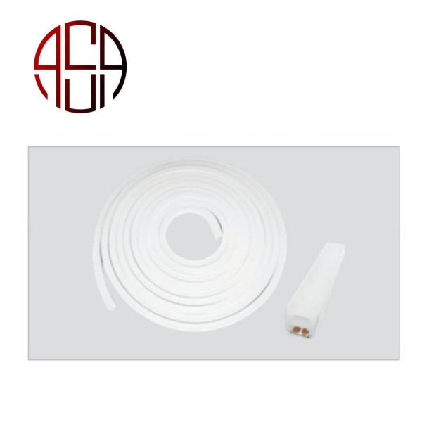 نوار دفنی ژلاتینی به همراه LED  سایز 4mm طول 50m رنگ گرم کد 12115