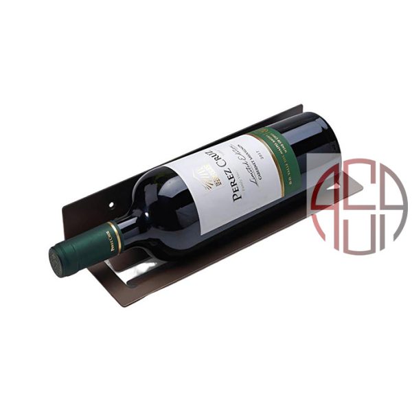 هولدر اسلیم دیواری جای بطری افقی رنگ موکا فانتونی کد G078