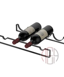 رک فلت جای بطری کفی عرض 450mm رنگ مشکی فانتونی کد G096