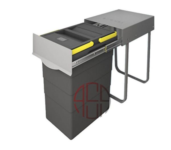 سطل زباله تک مخزنه (40 لیتری) پلاتین پرو کد 8613