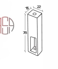 Alternative view of زیر سری میله رگال فانتونی دیواری مستطیل
